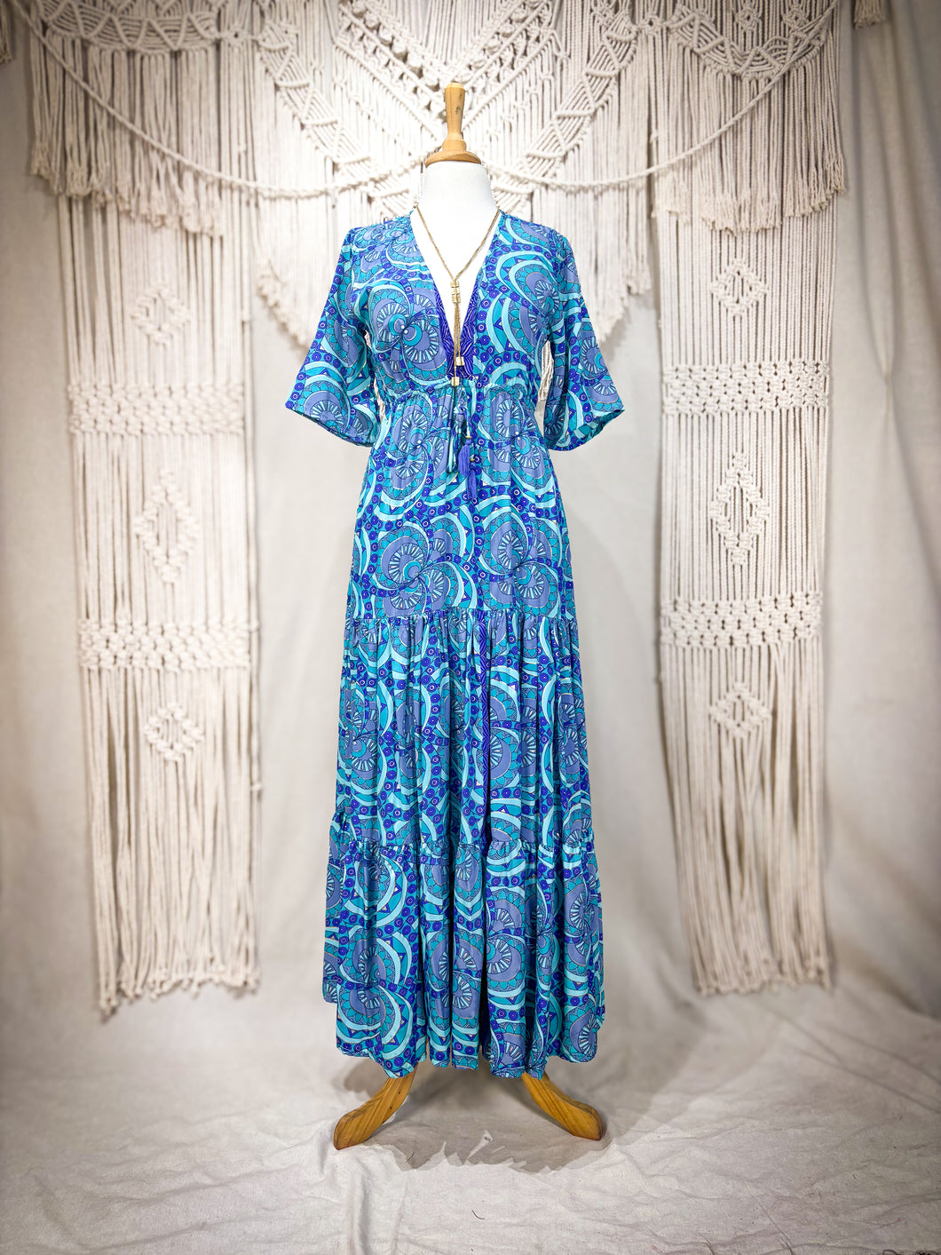 Vestido Jazmín Corto Calipso (S-M)