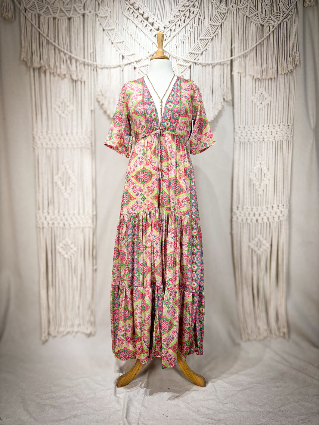 Vestido Jazmín Corto Romantic (S-M)