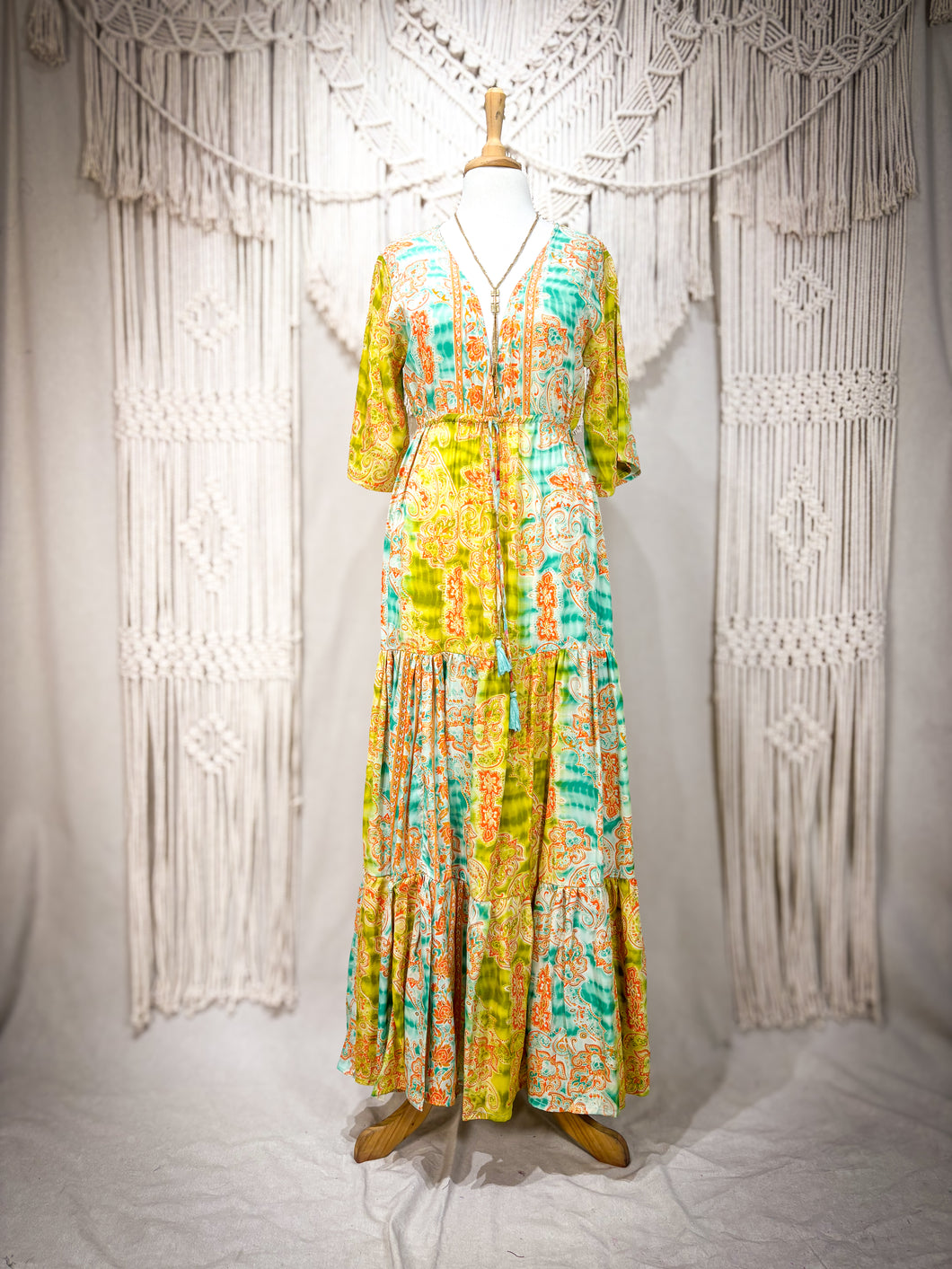 Vestido Jazmín Corto Sun (S-M)