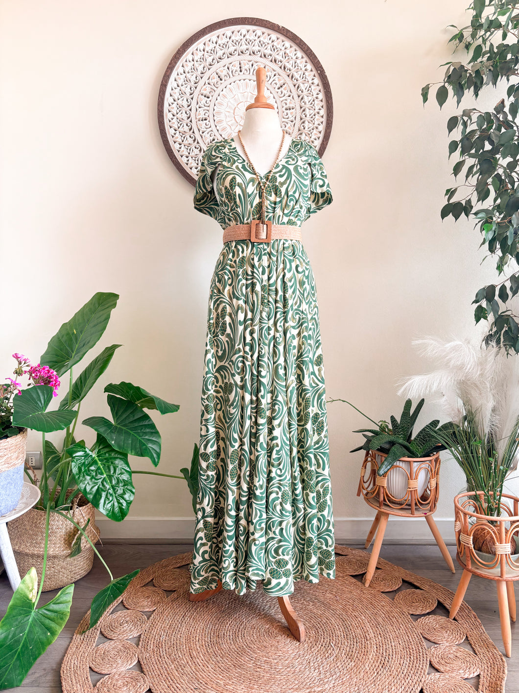 Vestido Ananda Green (S-M)