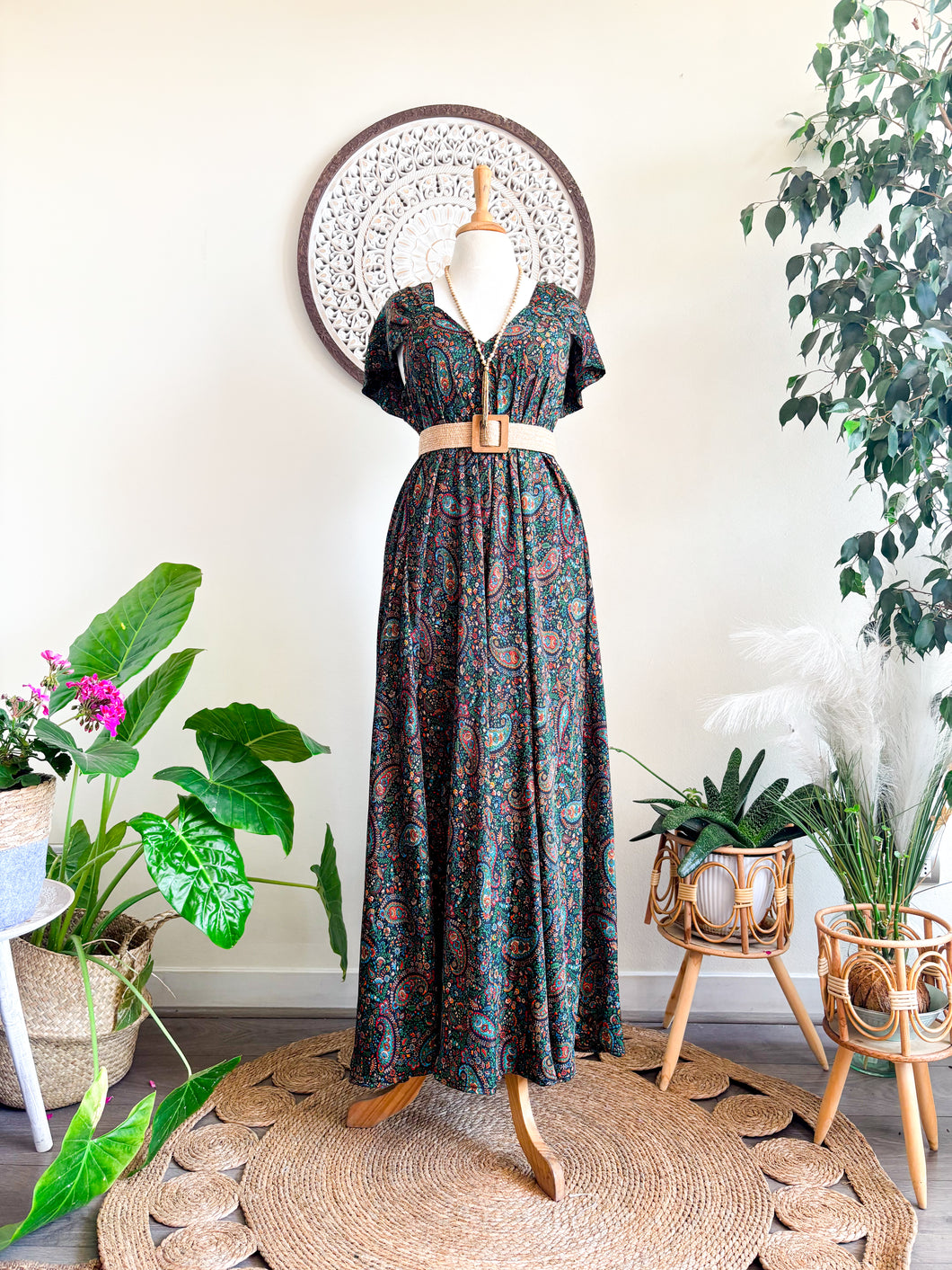 Vestido Ananda Mehendi (S-M)