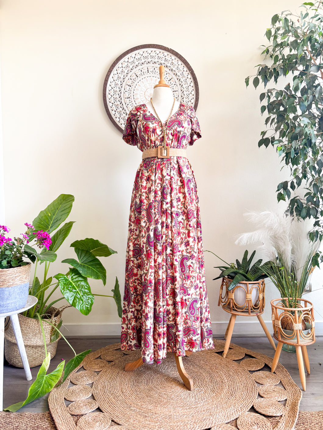 Vestido Ananda Flora (S-M)