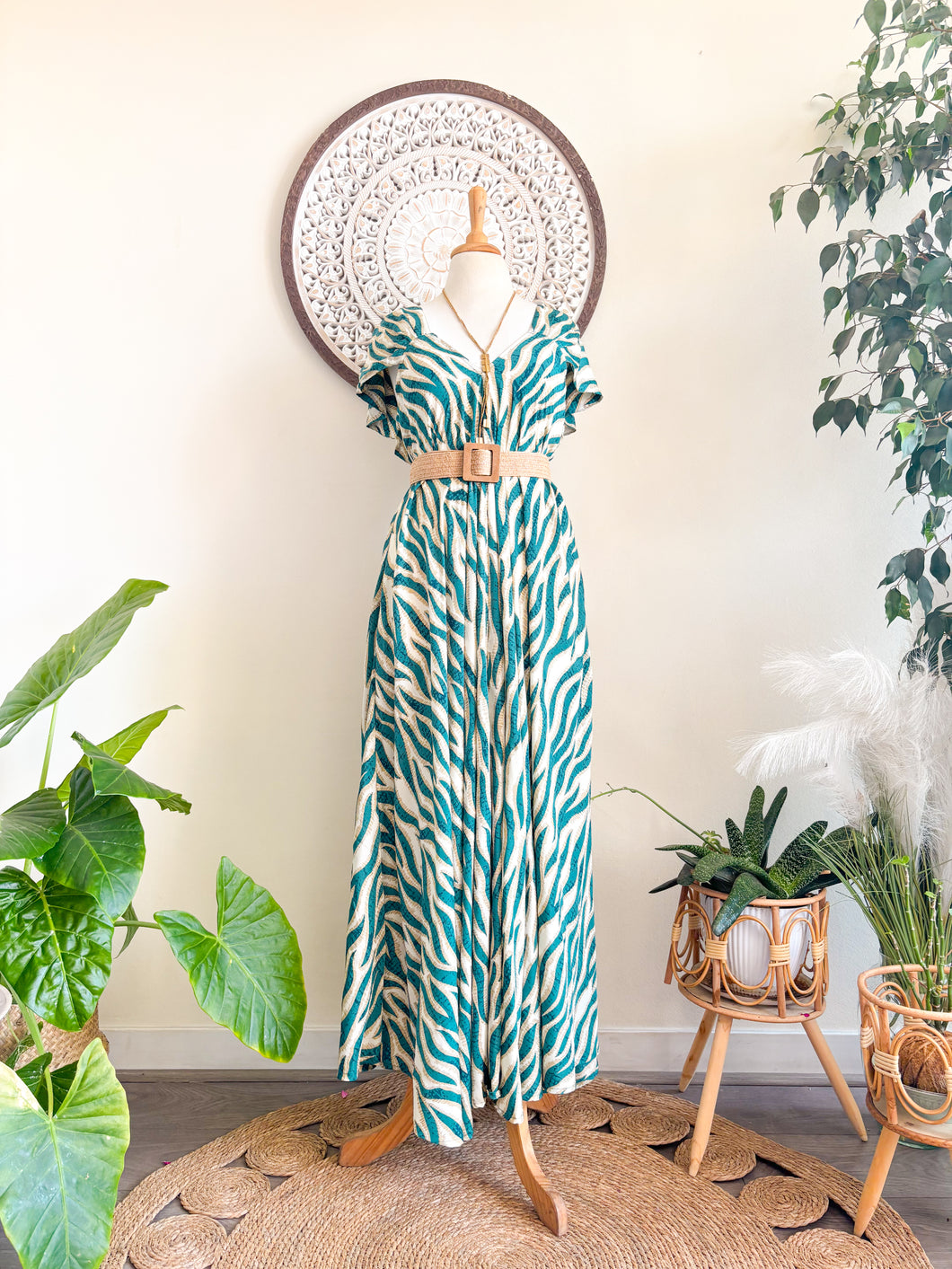 Vestido Ananda Turquesa (S-M)