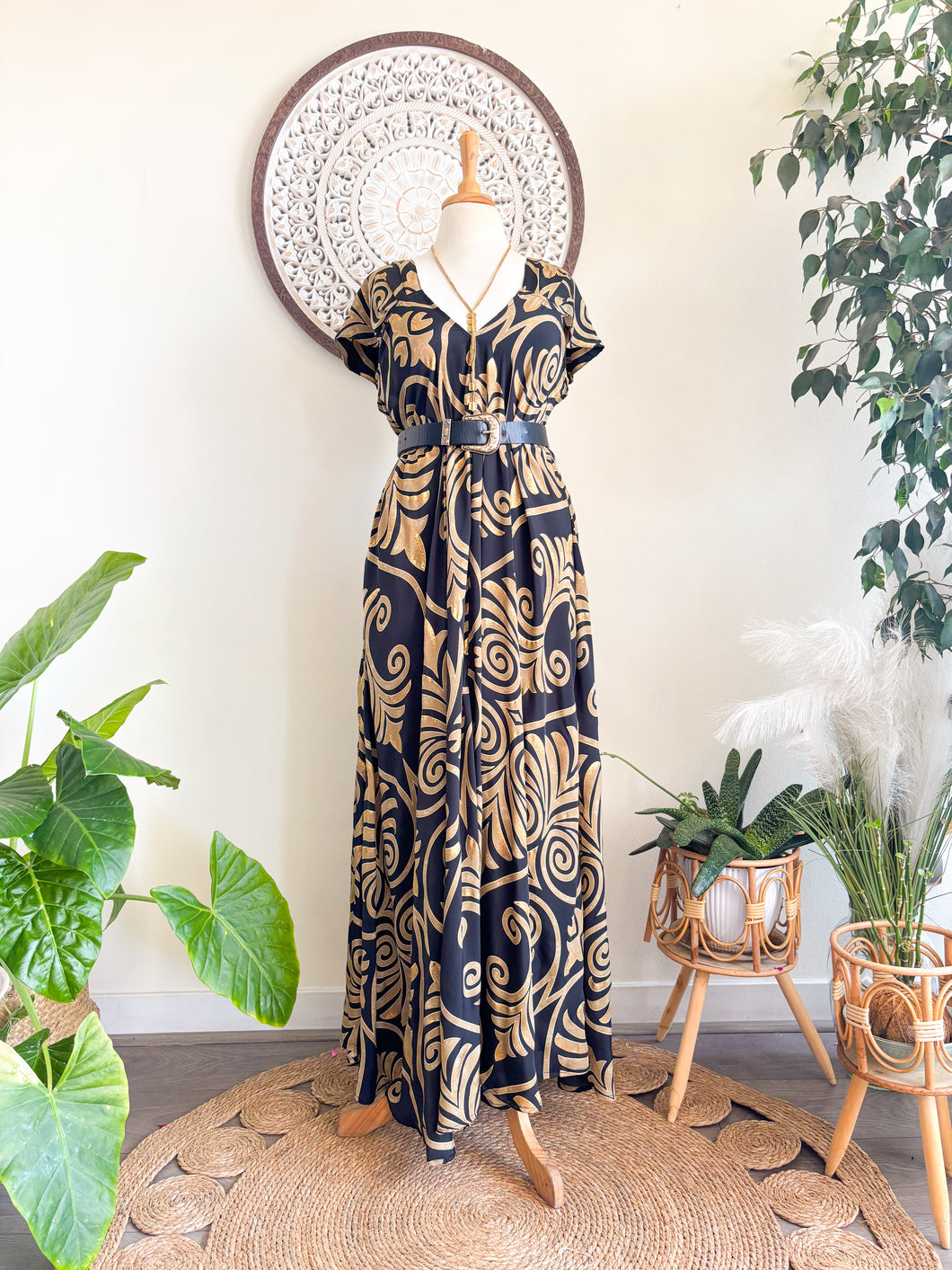 Vestido Ananda Gold (S-M)