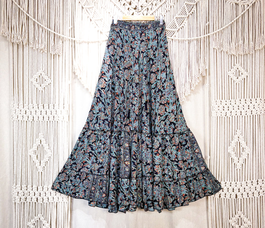 Pollera Boho Blue Mehendi (M-L)