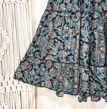 Cargar imagen en el visor de la galería, Pollera Boho Blue Mehendi (M-L)

