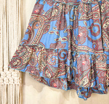 Cargar imagen en el visor de la galería, Pollera Boho Azul Cielo (S-M)
