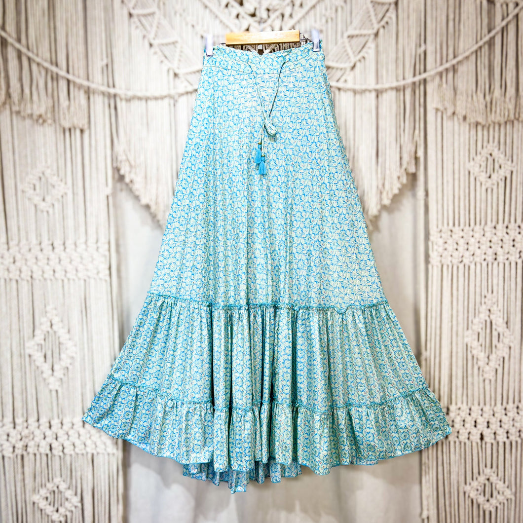 Pollera Boho Cielo (S-M)