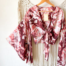 Cargar imagen en el visor de la galería, Top Kimono Burdeo
