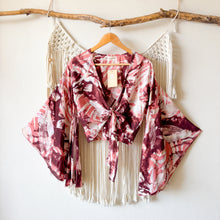 Cargar imagen en el visor de la galería, Top Kimono Burdeo
