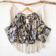 Cargar imagen en el visor de la galería, Top Mumbai Black Gray
