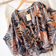 Cargar imagen en el visor de la galería, Top Mumbai Black Orange
