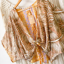 Cargar imagen en el visor de la galería, Top Mumbai Print Naranjo
