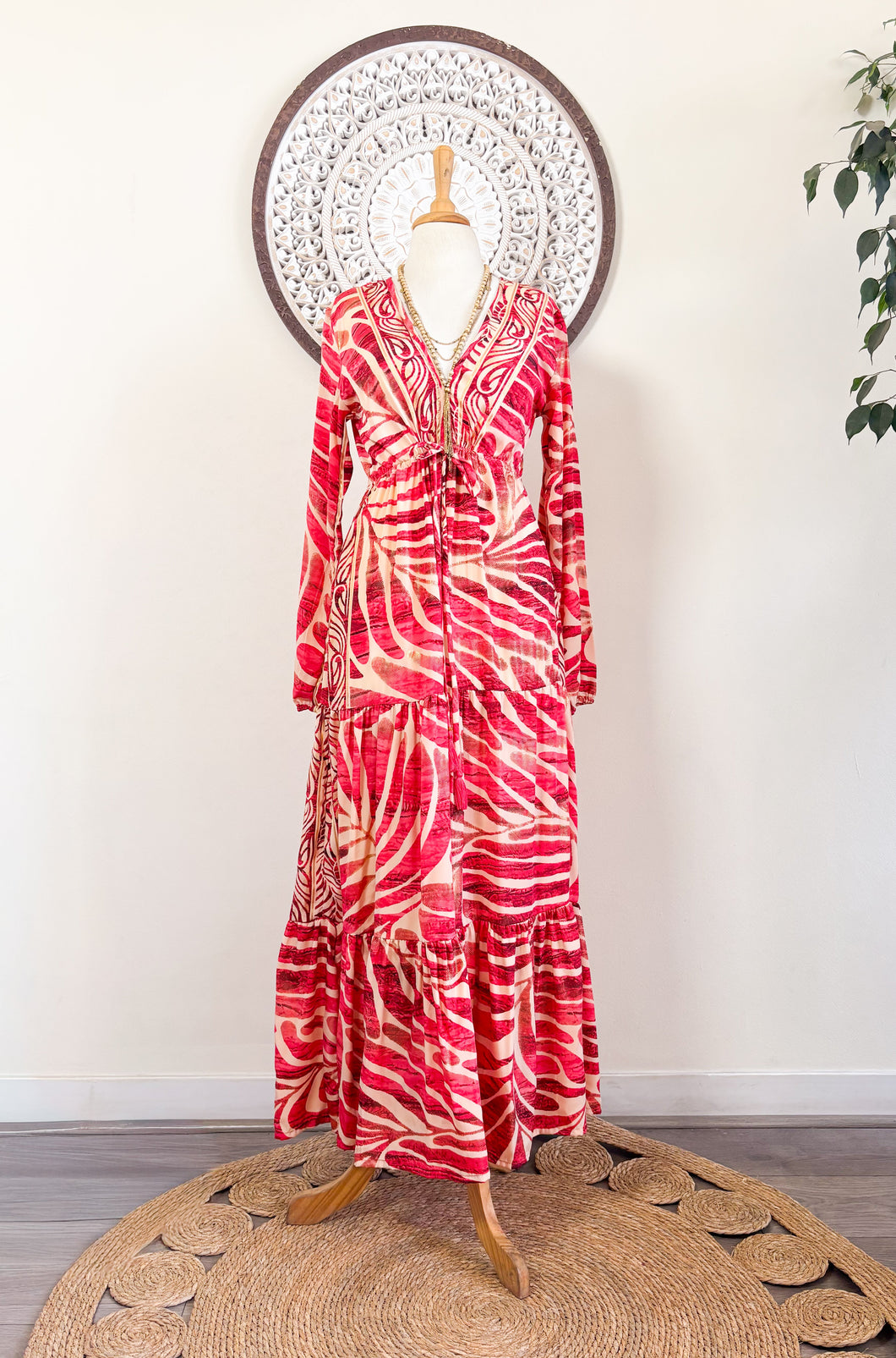 Vestido Jazmín Red (S-M)