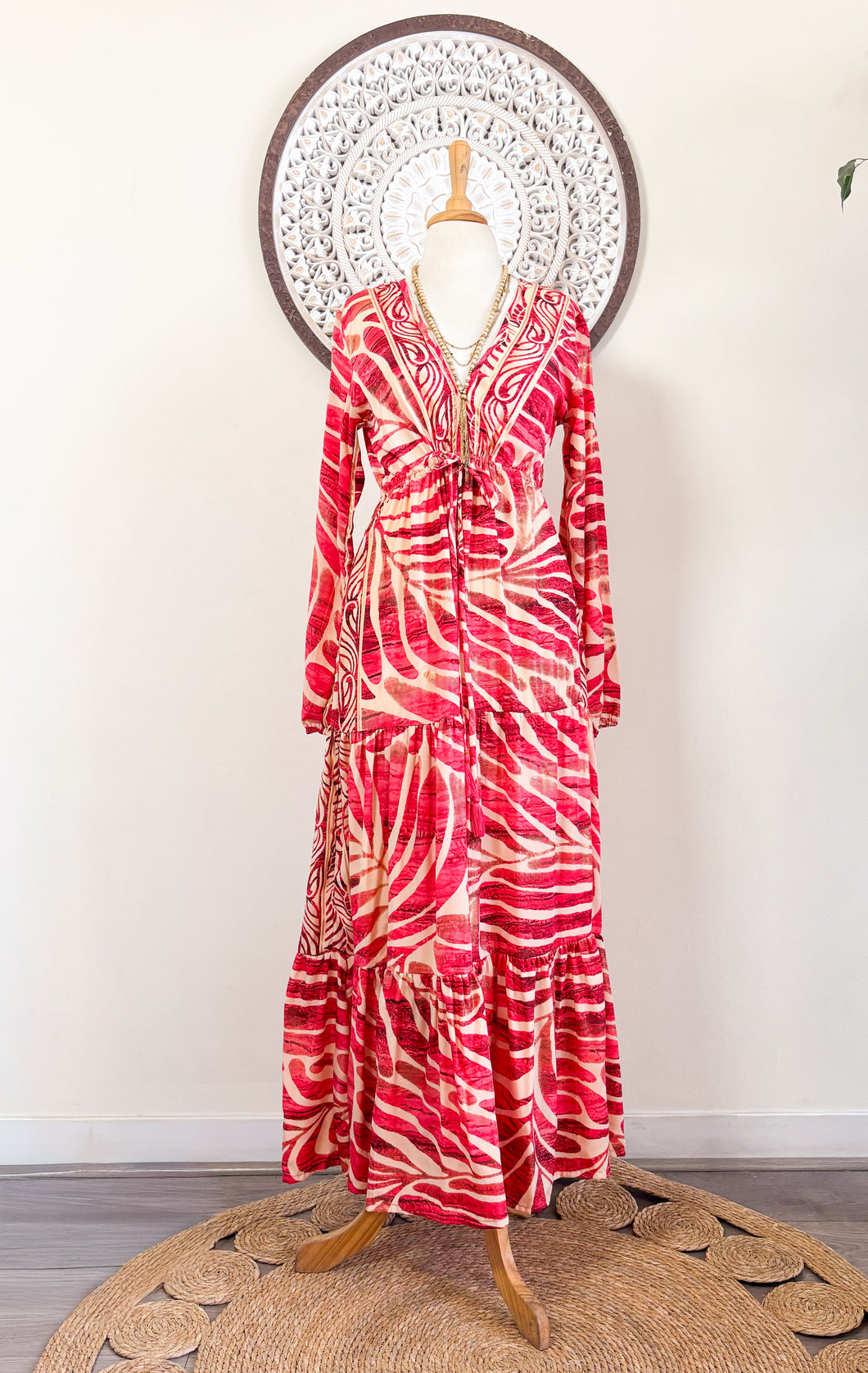 Vestido Jazmín Red (M-L)