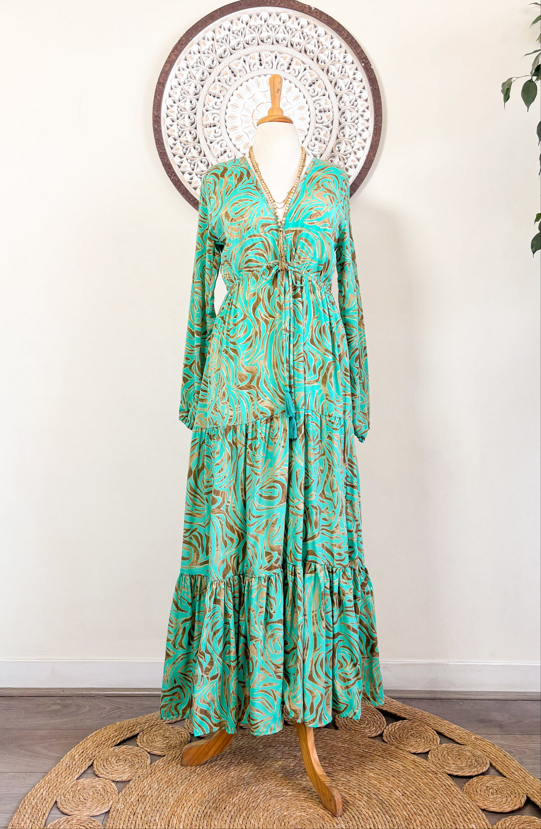 Vestido Jazmín Ondas (S-M)