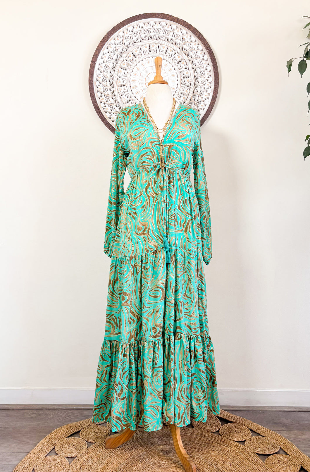 Vestido Jazmín Ondas (M-L)