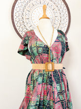 Cargar imagen en el visor de la galería, Vestido Ananda Geométrico (M-L)

