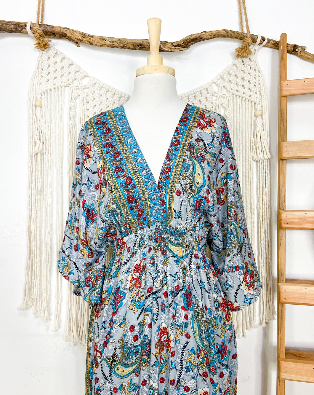 Vestido Anís Azulado (M-L)