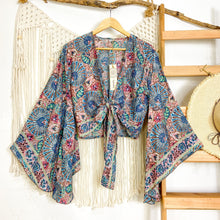 Cargar imagen en el visor de la galería, Top Kimono Blue (estándar)
