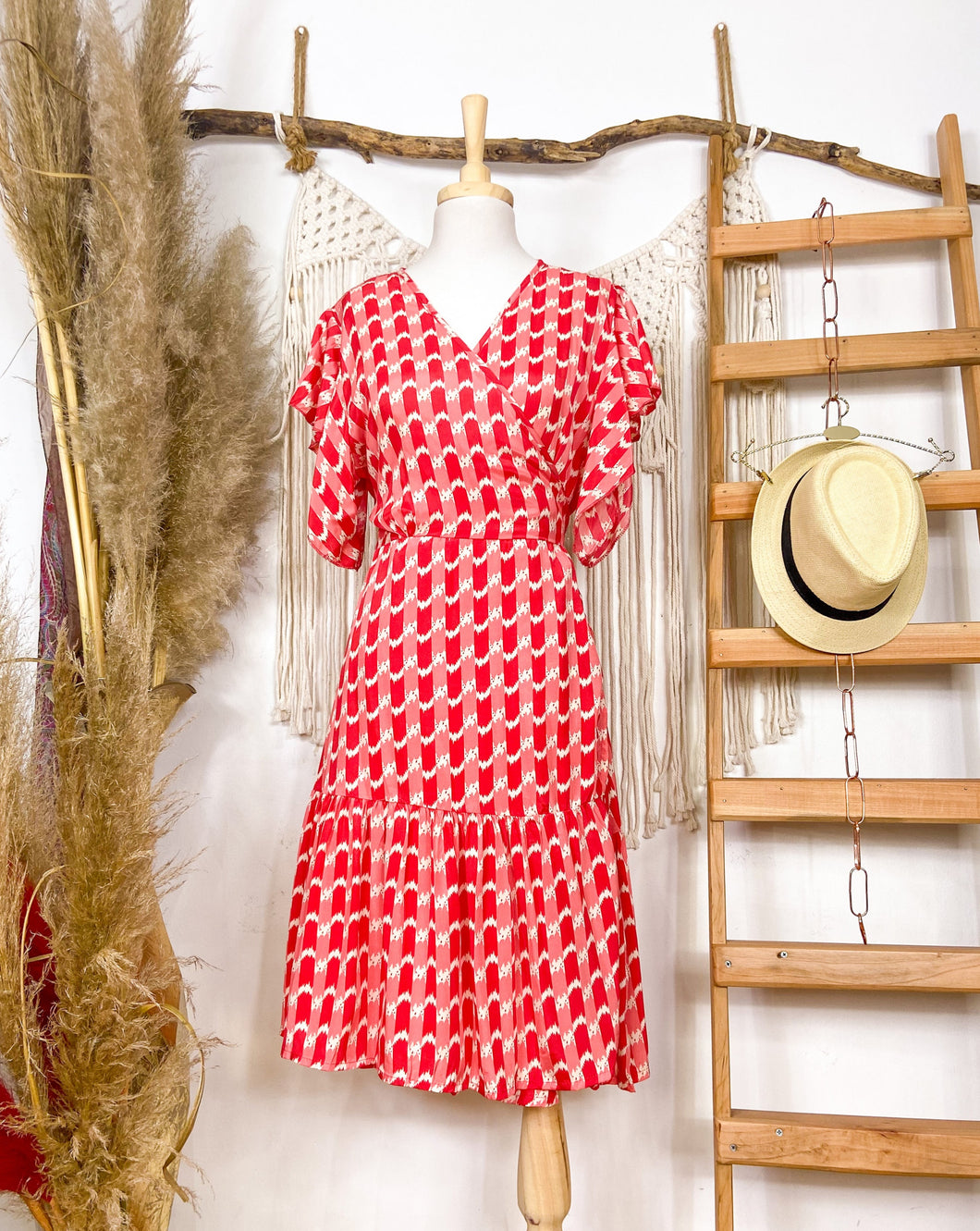 Midi Iris Rojo (M-L)