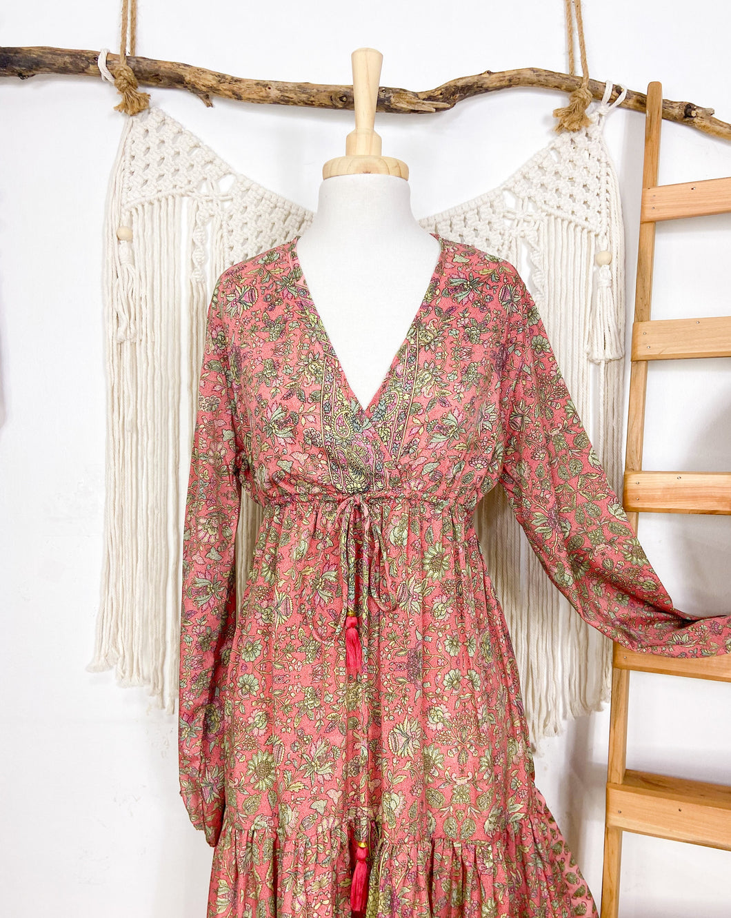 Vestido Lottus Rosa Coral (S-M)