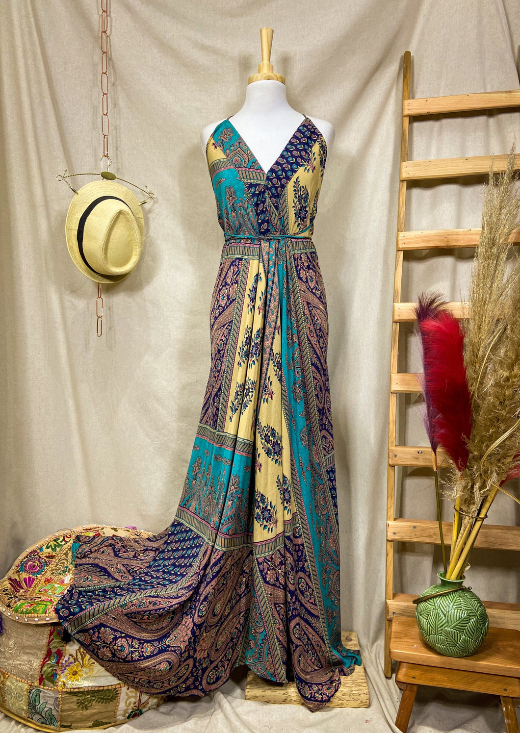 Vestido Amatista Etnico (estándar)