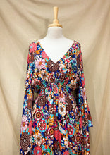 Cargar imagen en el visor de la galería, Kaftan Margarita Flores (M-L)
