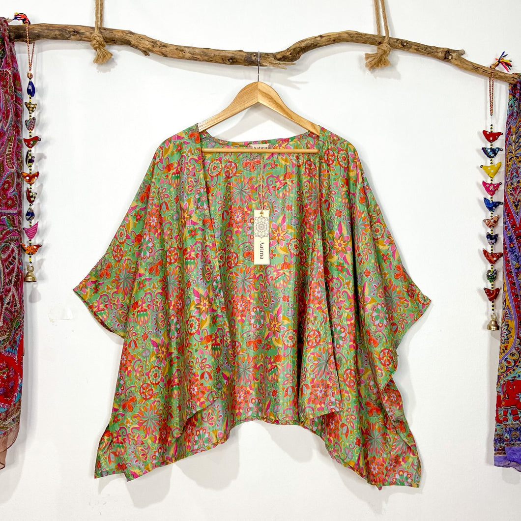 Kimono Ruana Verde