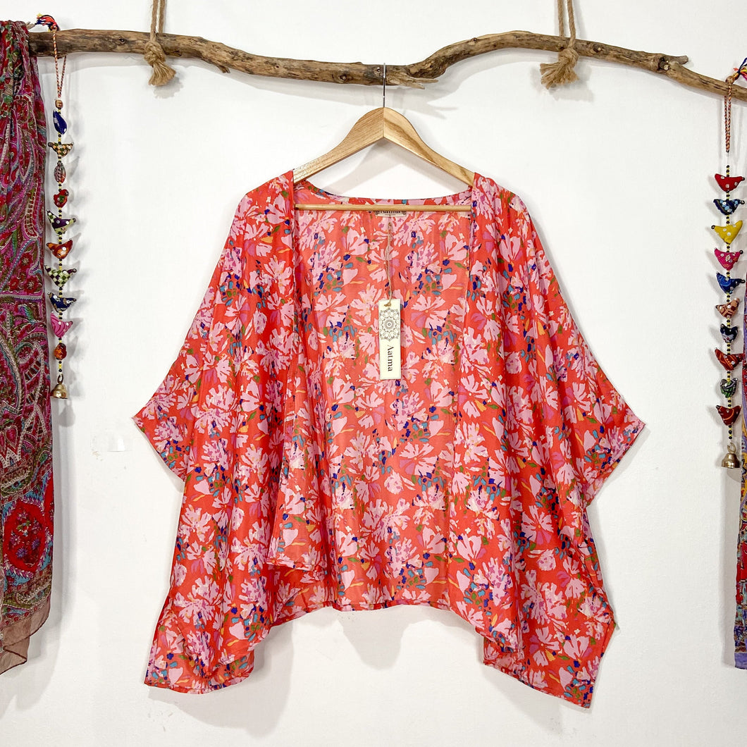 Kimono Ruana Rojo