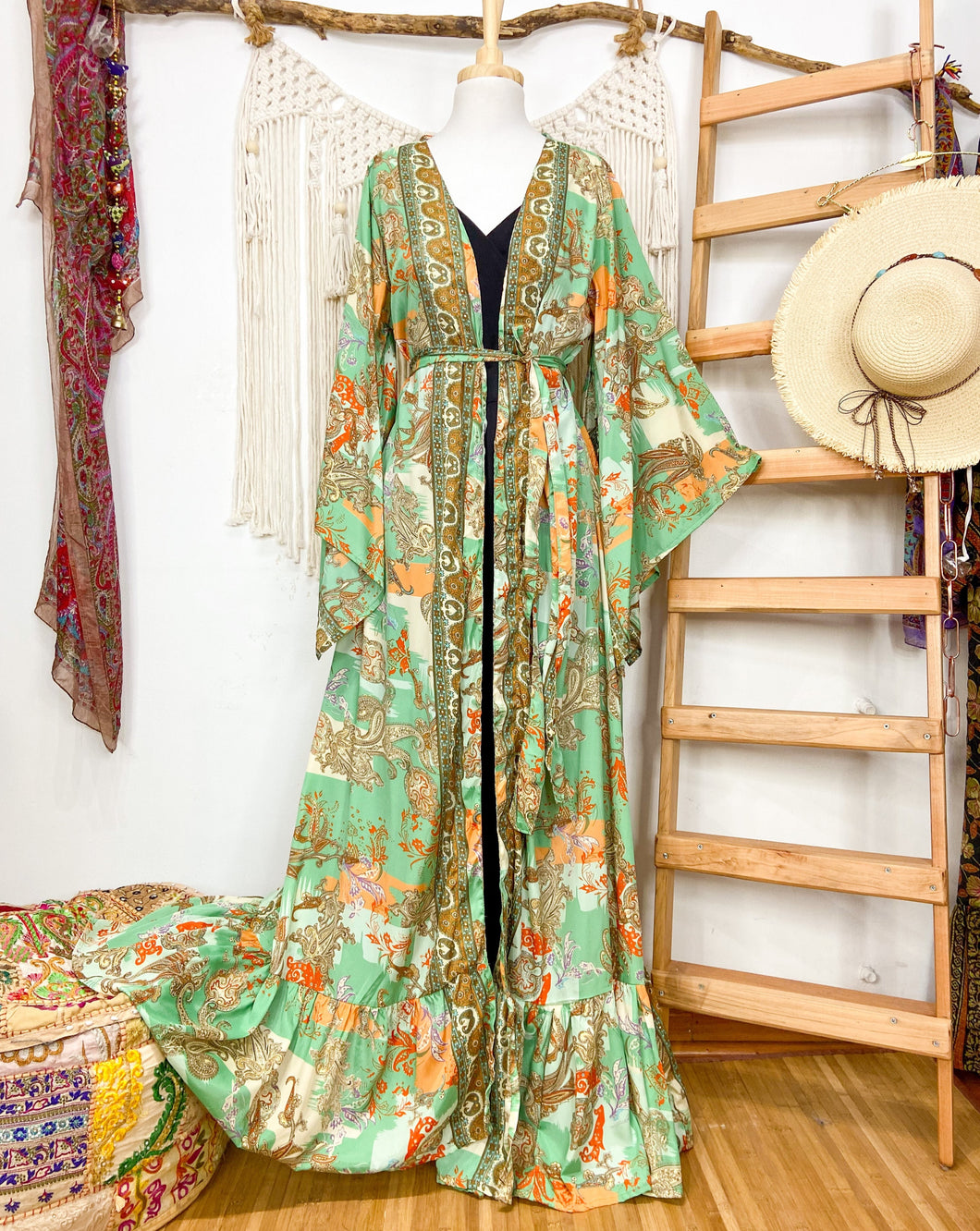 Kimono Gala Verde (estándar)