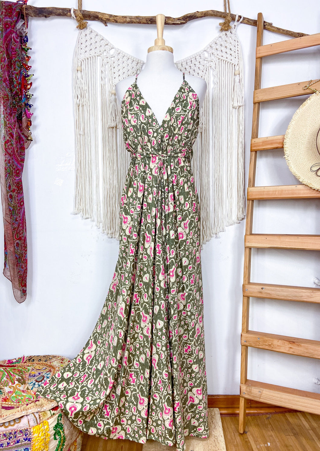 Vestido Amatista Print Verde (estándar)