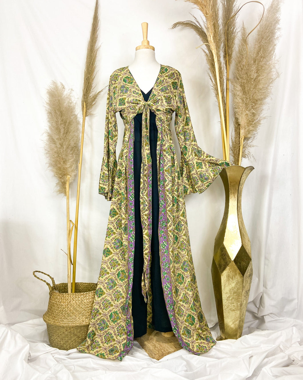 Vestido kimono Beige (S-M)