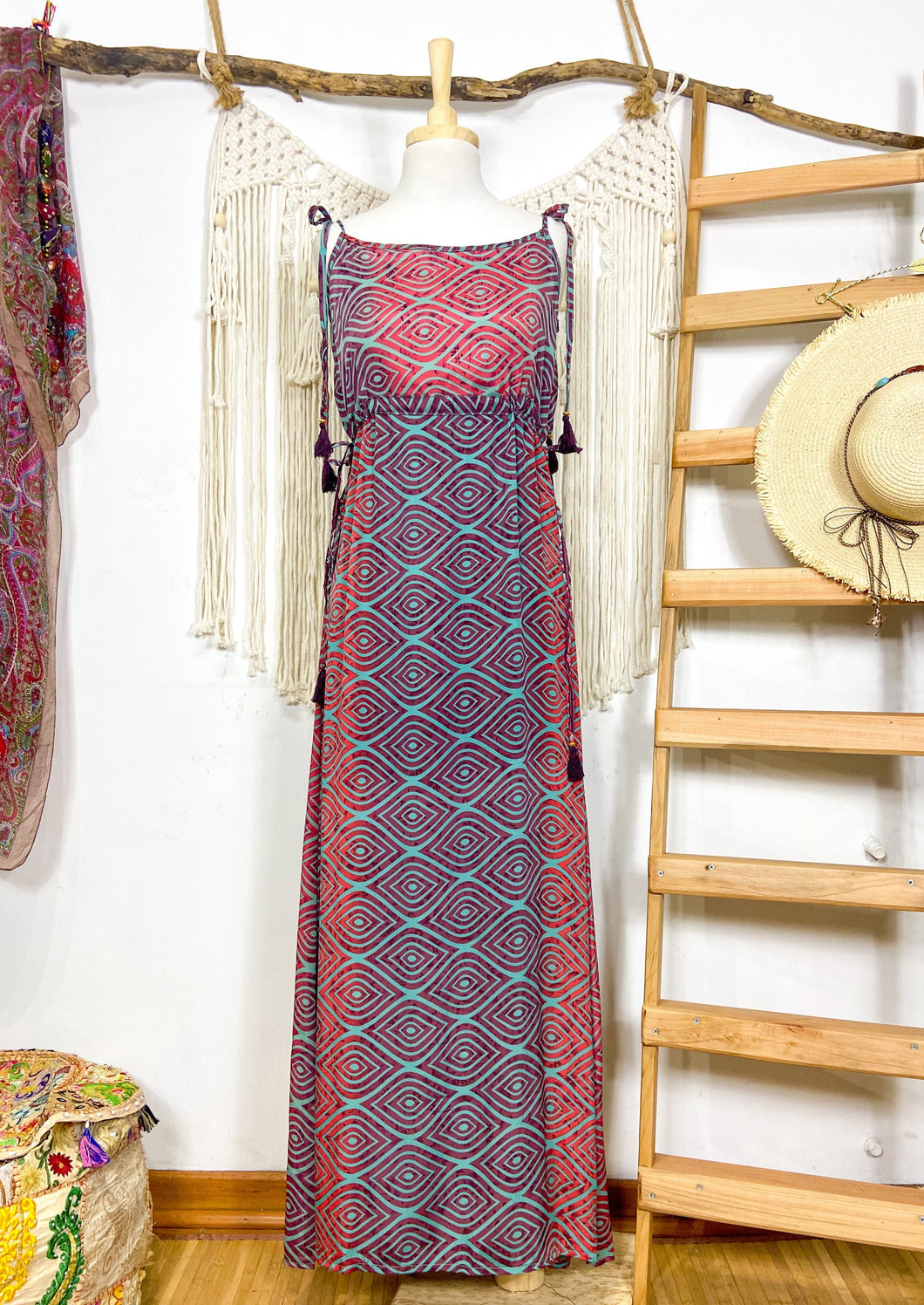 Vestido Sajda Rojo (S-M)