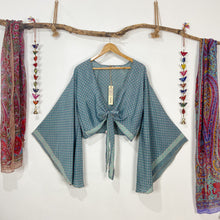 Cargar imagen en el visor de la galería, Top Kimono Verde Agua
