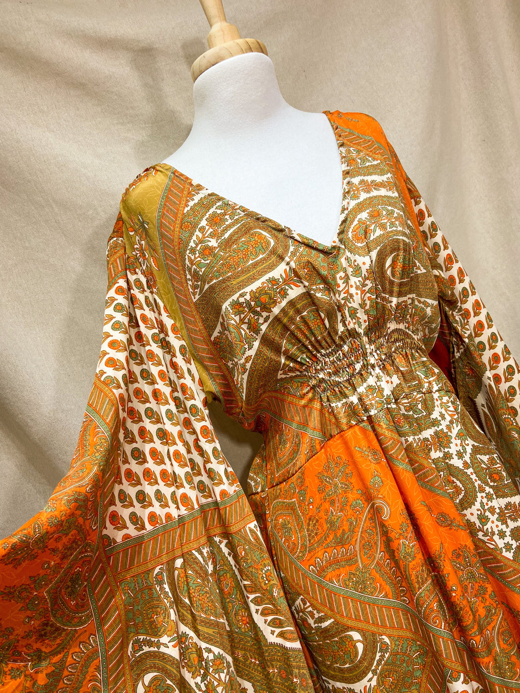 Kaftan Margarita Naranja (M-L)