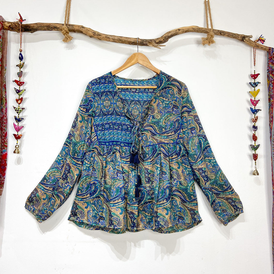 Blusa Gipsy Azul (S-M)