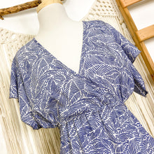 Cargar imagen en el visor de la galería, Vestido Midi Hoja Azul (S-M)
