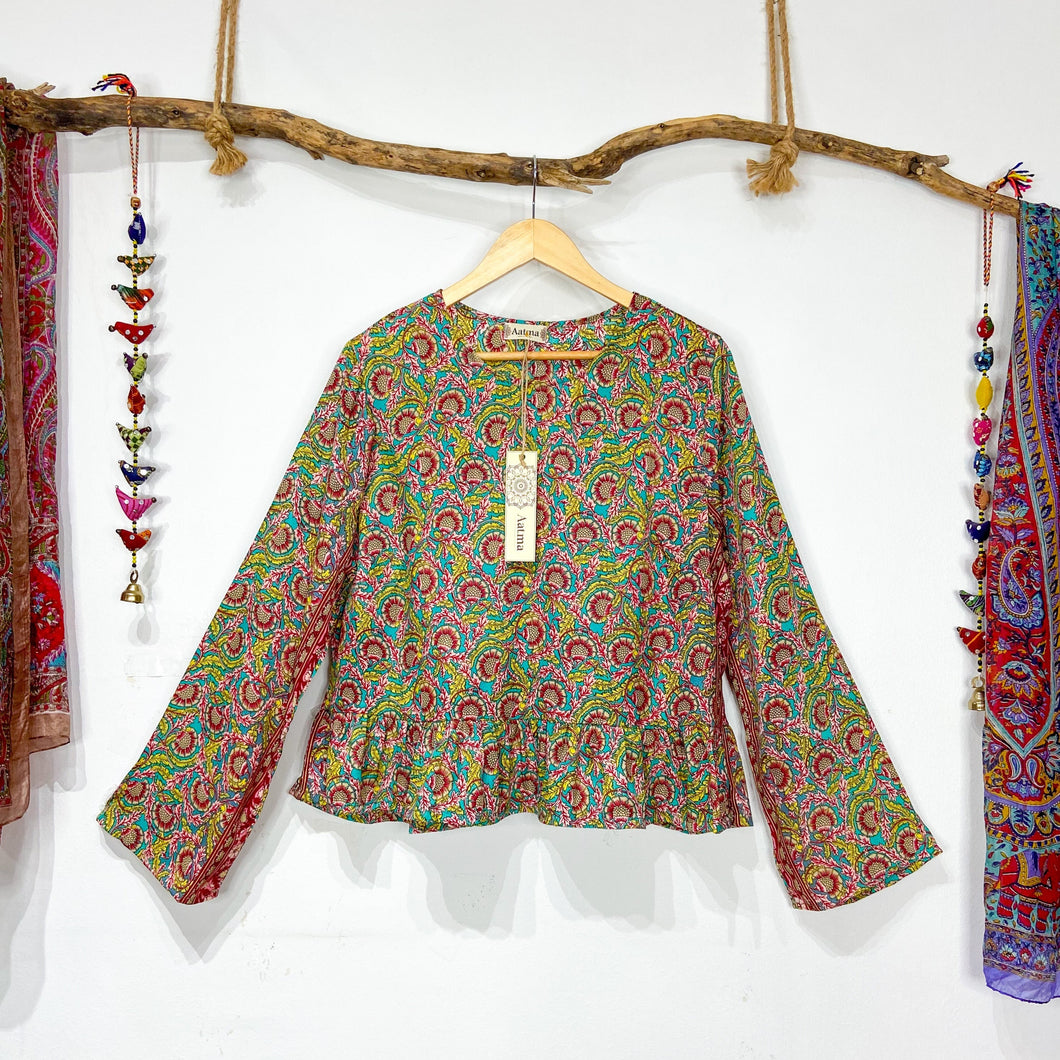 Blusa Orquídea Verde (M)