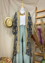 Cargar imagen en el visor de la galería, Kimono Largo Oliva (S-L)
