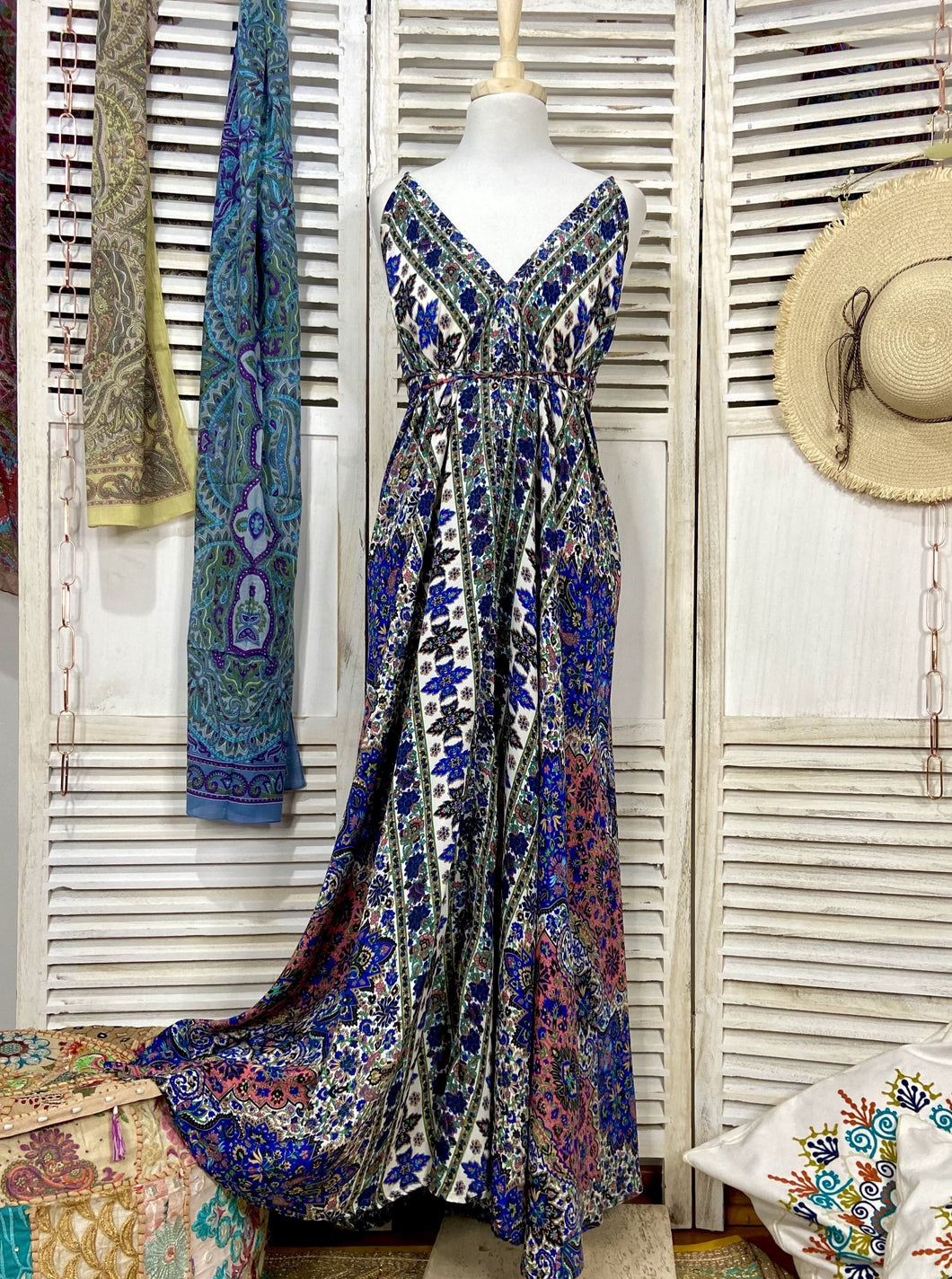 Vestido Amatista Azul (talla estándar)