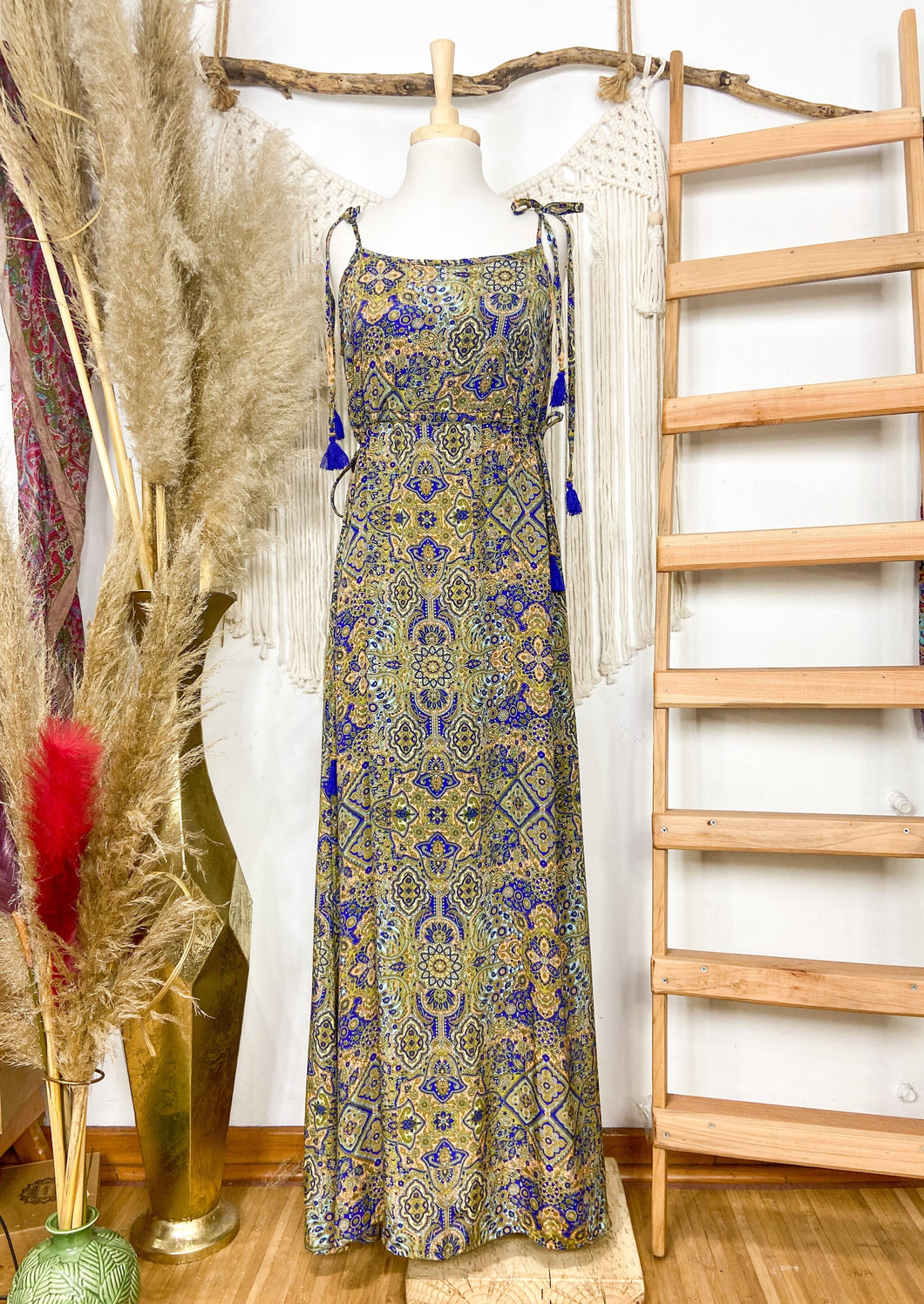 Vestido Sajda Azul (S-M)