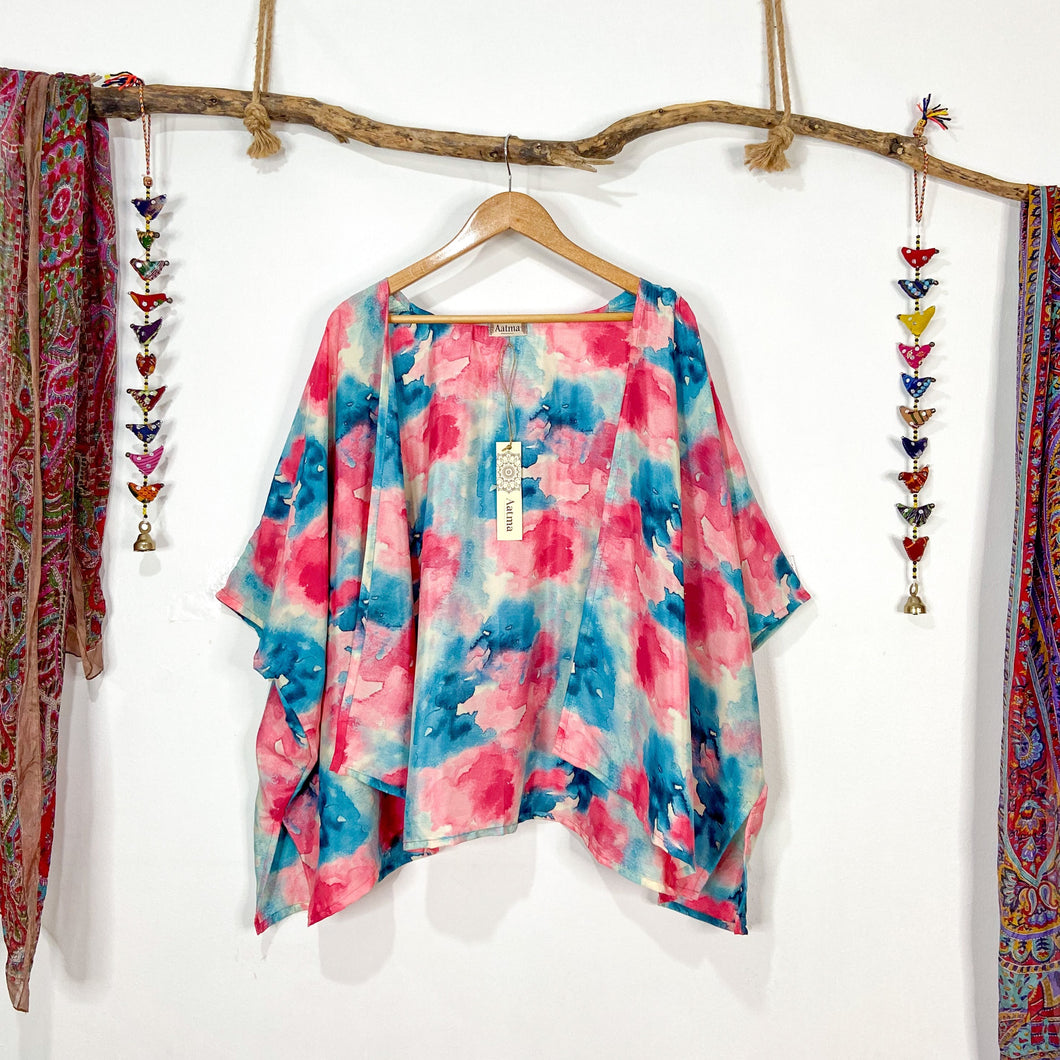 Kimono Ruana Nube Pink