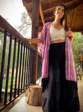 Cargar imagen en el visor de la galería, Kimono Flecos Rosa (estándar)
