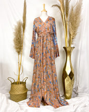 Cargar imagen en el visor de la galería, Vestido Kimono Terracota (M-L)
