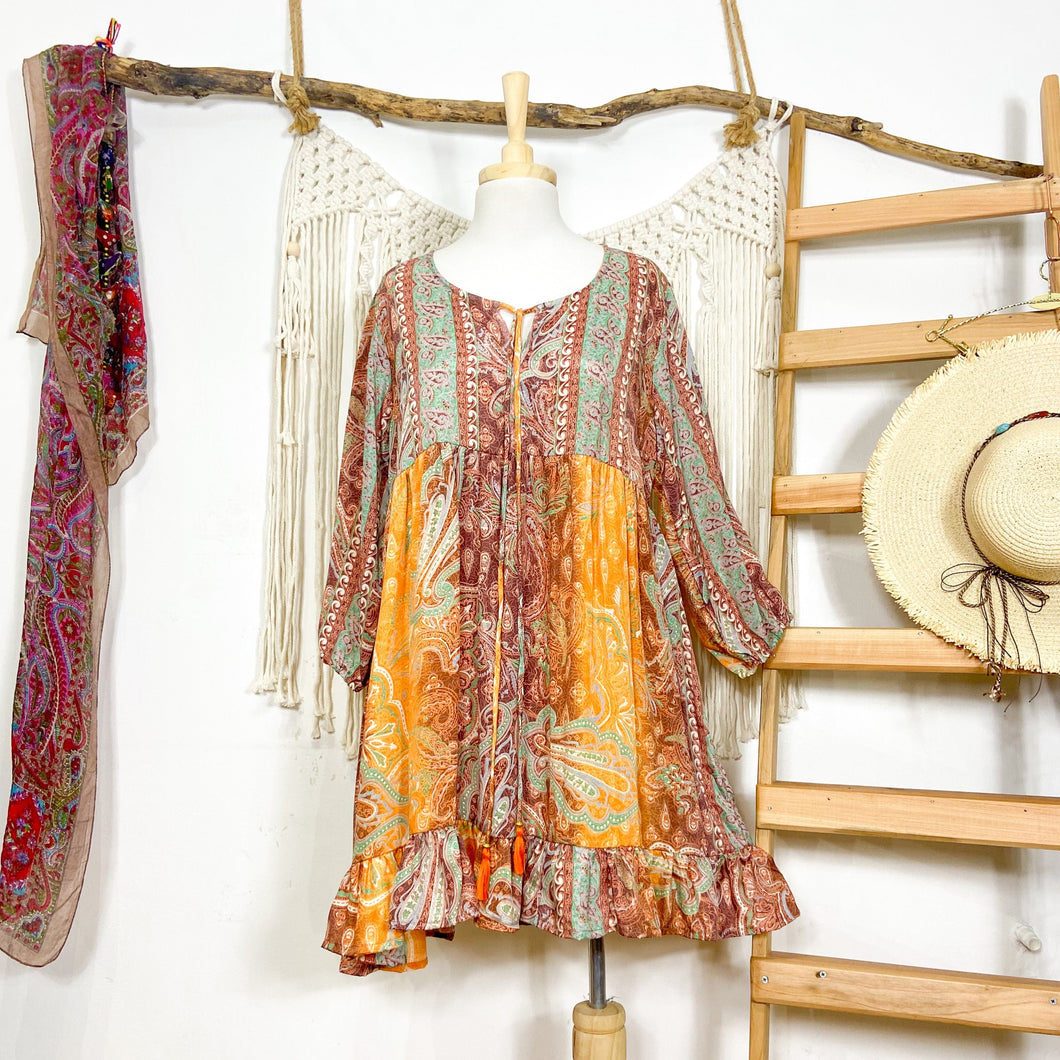 Vestido Aires Terracota (M-L)