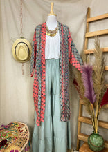Cargar imagen en el visor de la galería, Kimono Lazo Gris Coral (estándar)
