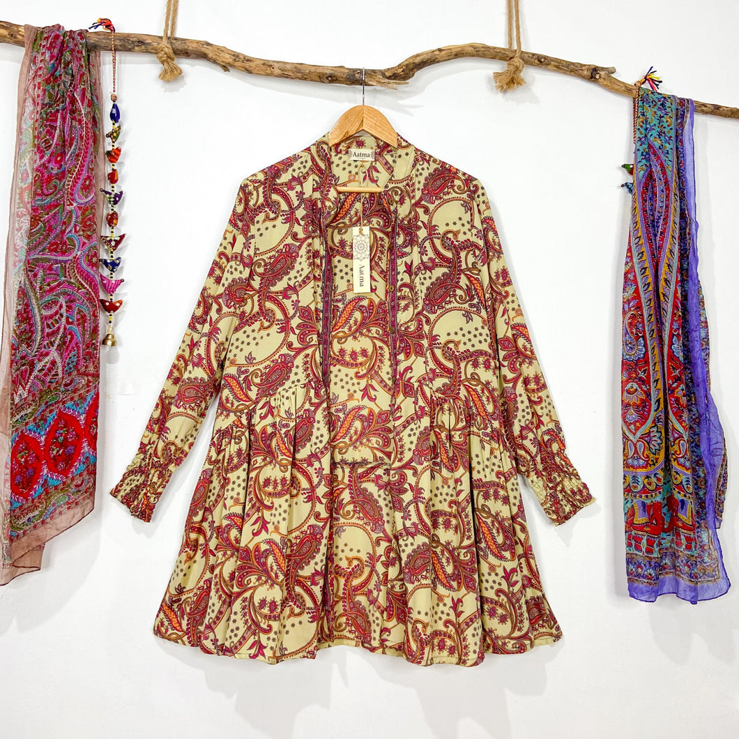 Vestido Queen Rojizo (S-M)