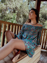 Cargar imagen en el visor de la galería, Vestido Pushkar Flores (estándar)
