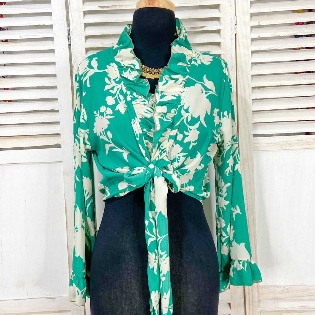 Top Aura verde (S-M)